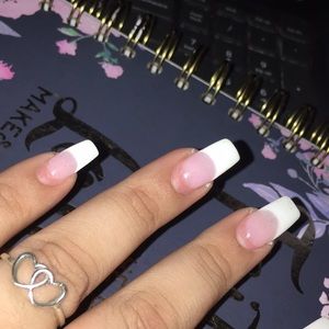 James Avery double heart ring